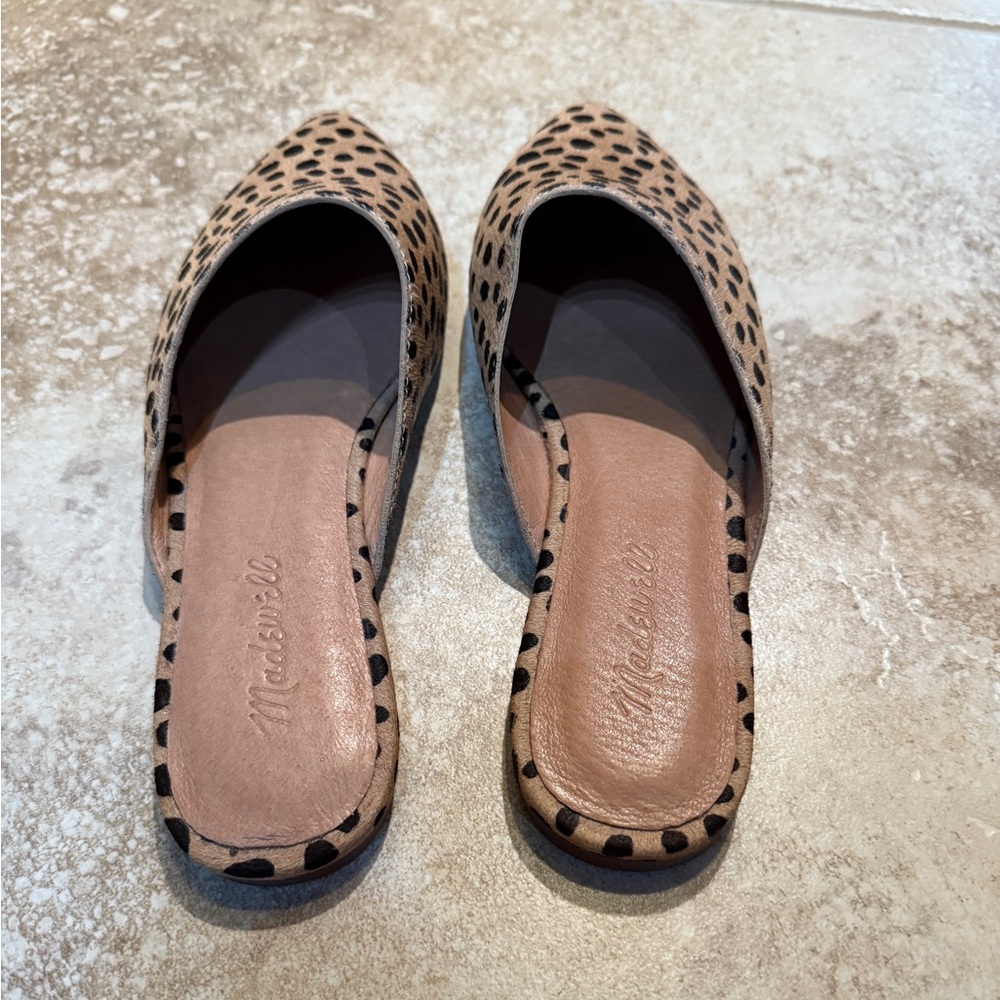 Madewell Leopard Print Women's Mules - Picture 3 of 4